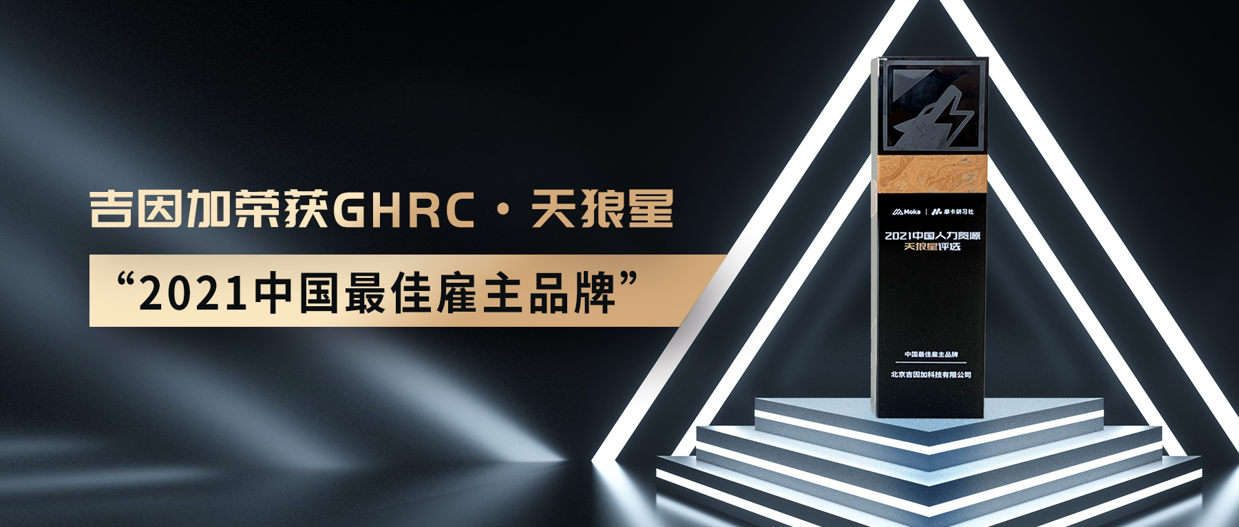 GHRC全球人力资源管理大会｜吉因加荣获“2021中国最佳雇主品牌”